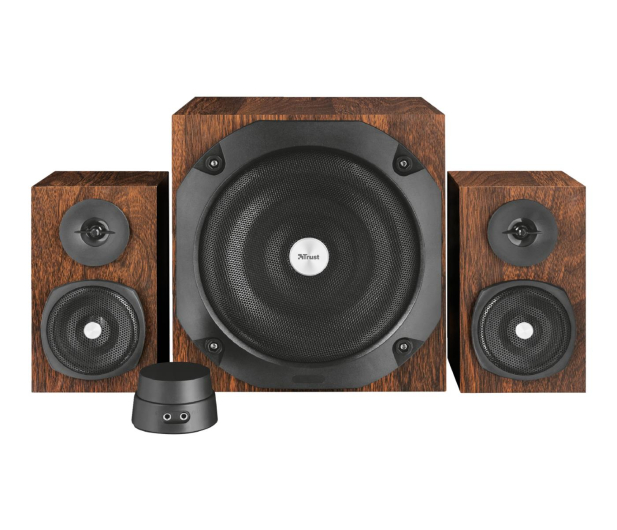 TRUST Vigor 2.1 Subwoofer Speaker Set - brown - 449684 - zdjęcie